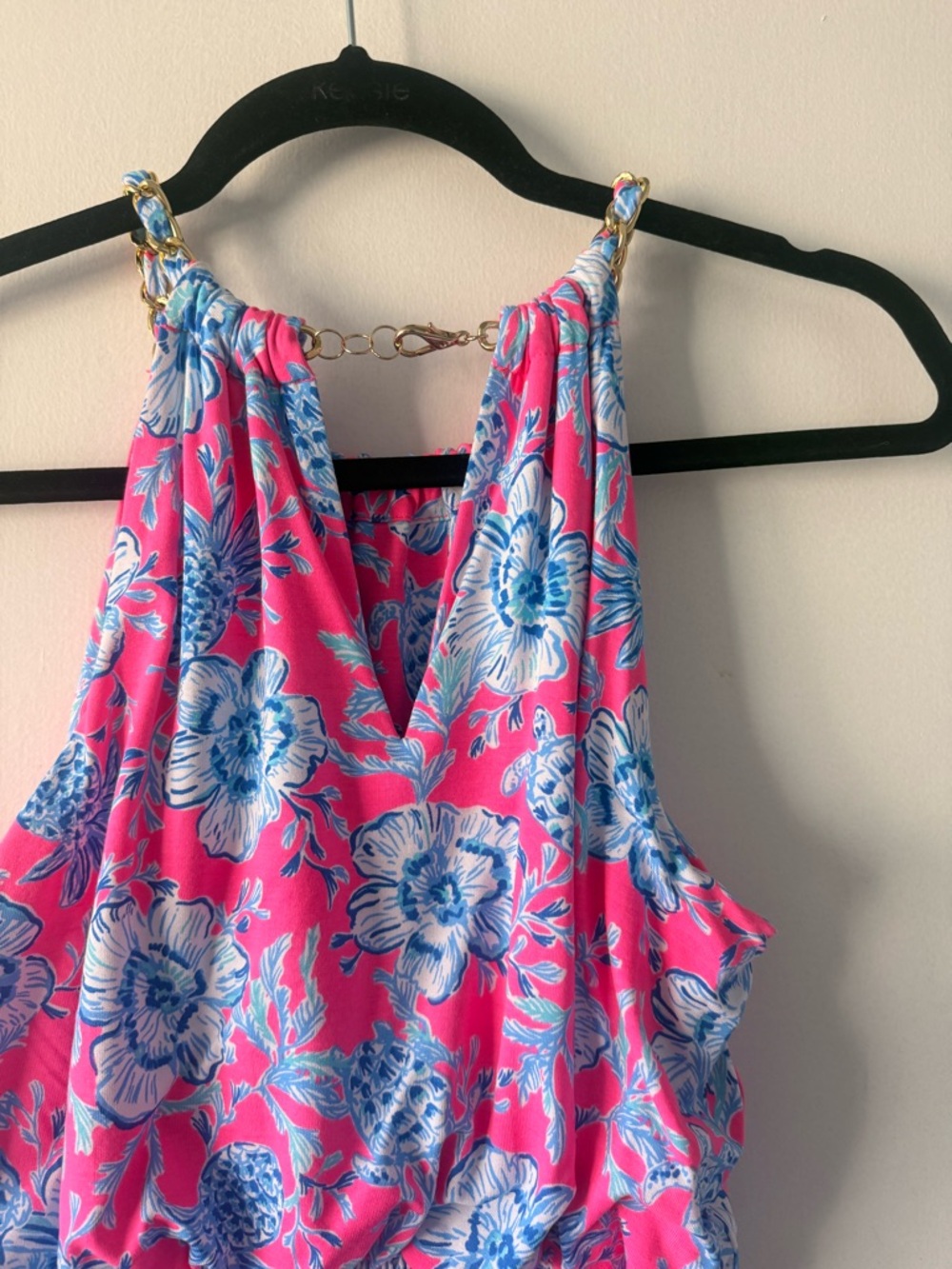 Lilly Pulitzer Pink and Blue Floral dress - Picture 4 of 5